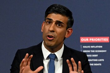 El primer ministro británico, Rishi
