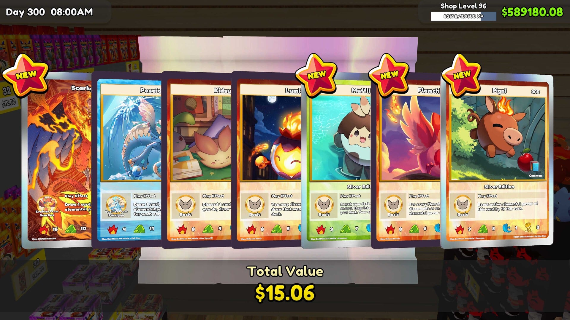 TCG Card Shop Simulator, de OPNeon Games.