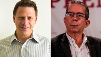 Fernando Belaunzarán y Jenaro Villamil