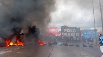 Un corte de tránsito en