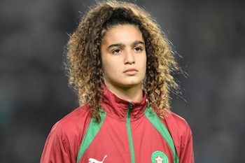 Mayssa Baha, en el FC Barcelona. (Instagram)