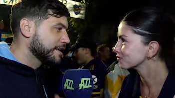 La entrevista entre un periodista y una hincha de Boca antes del partido que se hizo viral: “No me molesta si me das tu Instagram”