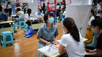 Un buscador de empleo en