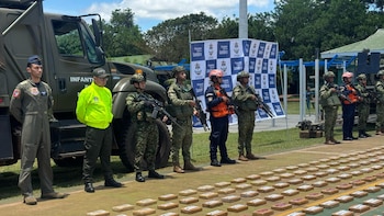 Golpe al narcotráfico en el río Meta: Fuerzas Militares incautaron 1,5 toneladas de cocaína que iban a ser exportadas