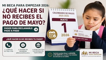 Mi Beca para Empezar 2026: qué hacer si no recibes el pago de mayo y cómo reclamar paso a paso