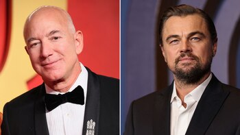 Jeff Bezos y Leonardo DiCaprio