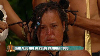Chiqui se ha cortado las trenzas en 'Supervivientes All Stars 3'. (Mediaset España)