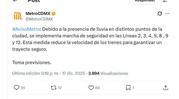 (X/ @MetroCDMX)