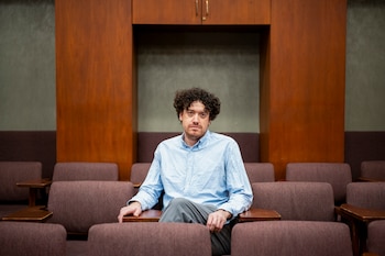 FILE — Tristan Buckmaster, a mathematician at New York University who was working on the Navier-Stokes problem that OpenAI solved, in Manhattan, Sept. 9, 2026. Mathematicians have been stunned by the accelerating capabilities of artificial intelligence, which in recent months have unraveled some of the toughest open math problems that had eluded humans. (Graham Dickie/The New York Times)