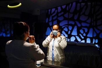 La enfermera Gisela Hernández ha