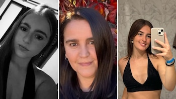 Ariadna y sus hijas, Juana y Rosario Masó, quienes tambien fallecieron en el accidente