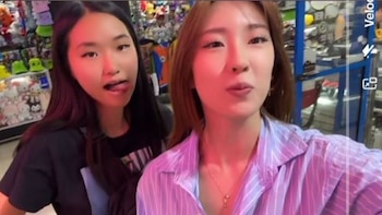 La coreañera y Narabask tuvieron