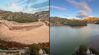 Antes y después del Embalse