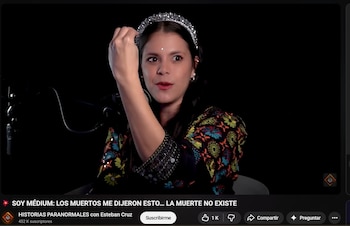 La reconocida médium y coach