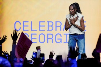 Michelle Obama celebra la etapa
