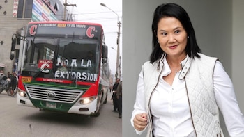 Transportistas buscan reunirse con Keiko Fujimori para frenar las extorsiones en Lima. (Foto composición: Infobae Perú/Agencia Andina)