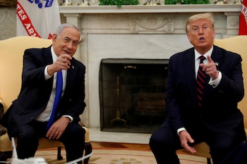 Netanyahu y Trump se reúnen