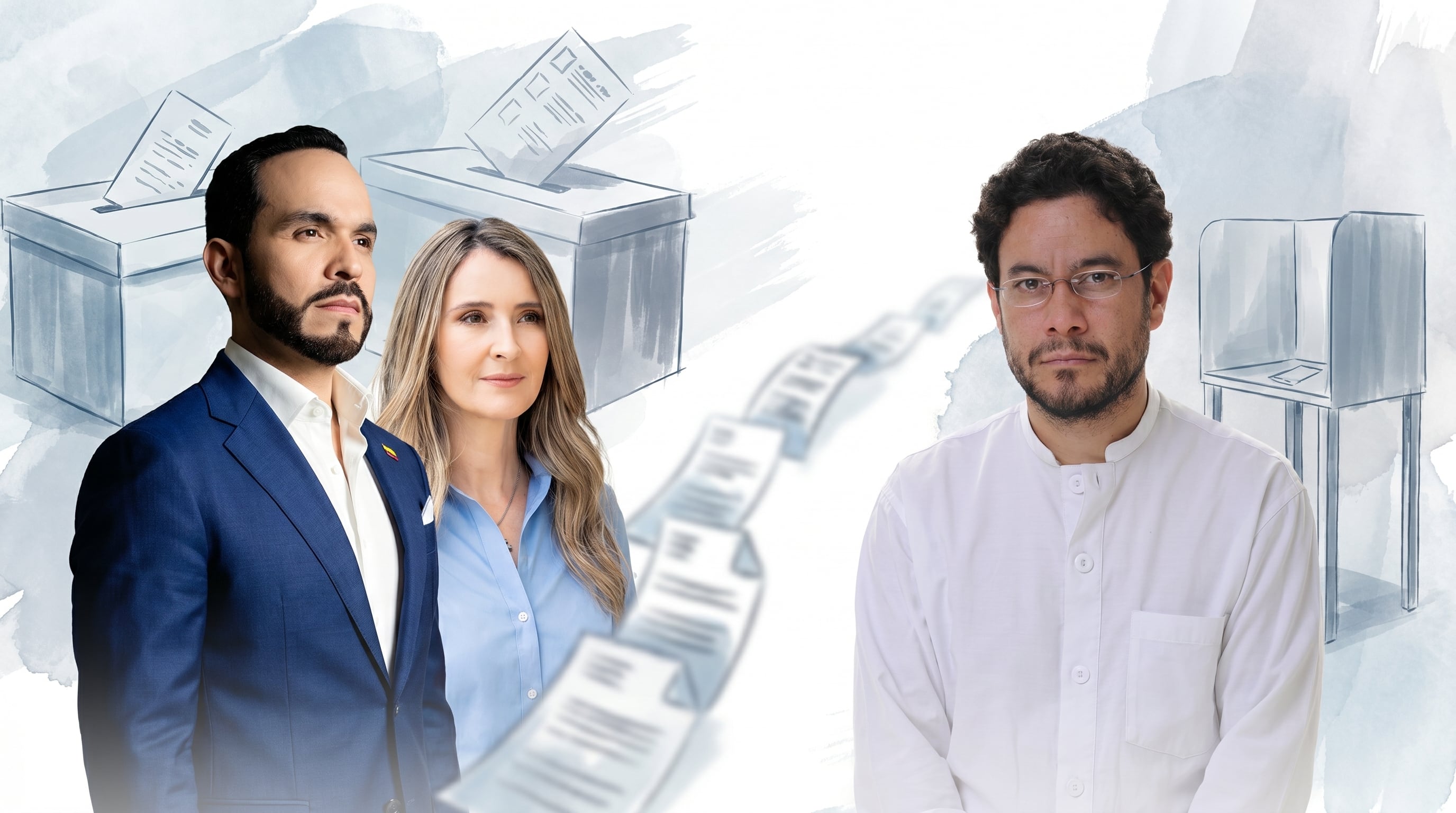 Iván Cepeda supera a Paloma Valencia y a Abelardo de la Espriella en la última encuesta Invamer - crédito Imagen Ilustrativa Infobae