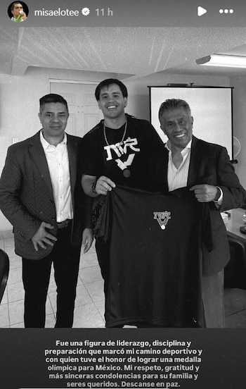 El medallista olímpico le dedicó