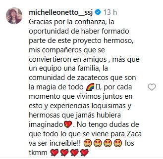 Miranda Capurro, Salandela y Michelle Onetto se pronuncian tras su retiro inesperado de Zaca TV. (Instagram)