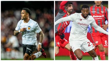 Justin Kluivert, del Valencia, y