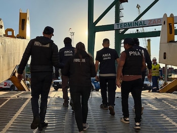 Cocaína en un buque - Zárate