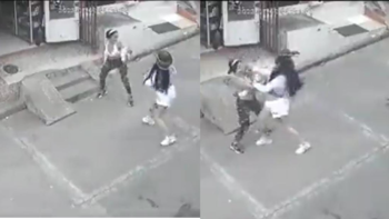 Pelea a cuchillo entre dos