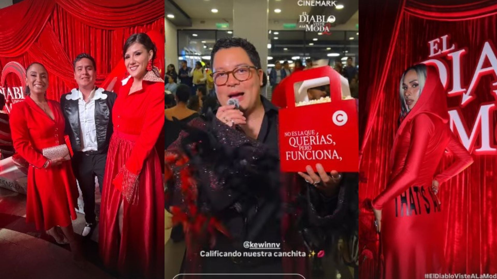 Influencers peruanas, incluyendo a Natalie Vértiz y Gia Meier, asisten a la Avant Premiere de