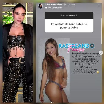 La influenciadora confesó que en