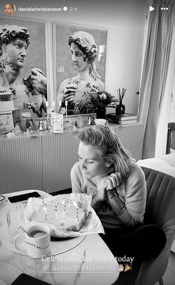 Daniela Christiansson, la esposa de