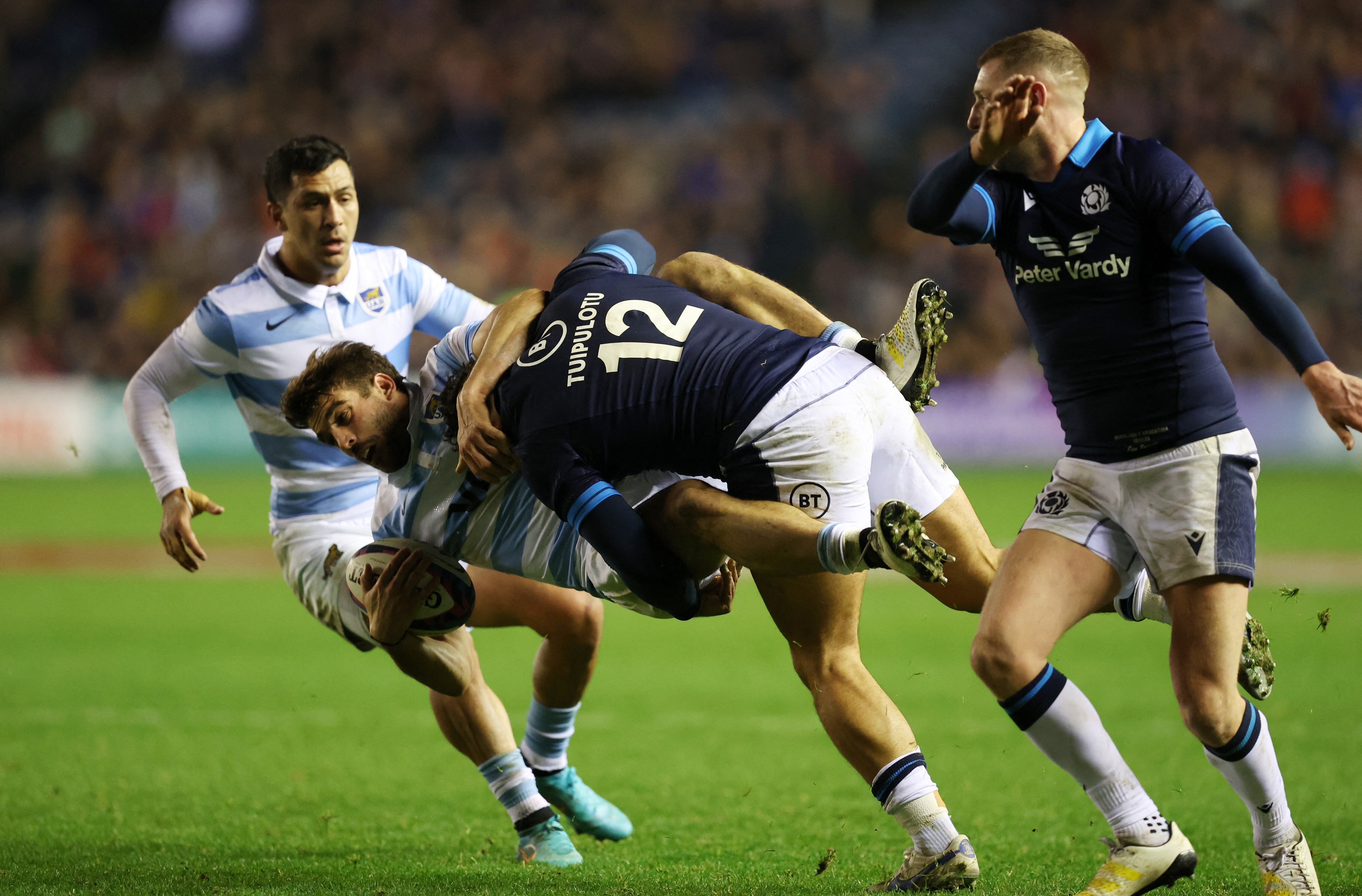 Argentina se enfrentará a Escocia en Murrayfield (REUTERS/Russell Cheyne)