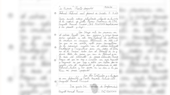 “No me siento apto”: un preso presentó una carta durante un juicio para continuar detenido