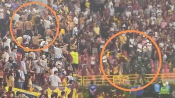Hinchas del Tolima protagonizan disturbios