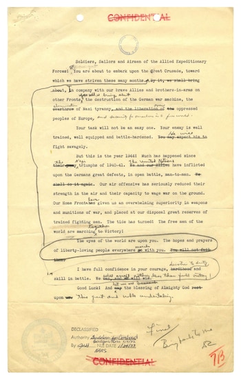 Desembarco Normandía Eisenhower