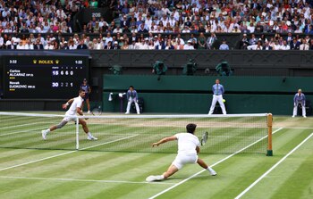 Match Chat es una herramienta de IA en la app de Wimbledon que permite a los usuarios interactuar en tiempo real con los datos del partido (REUTERS/Hannah Mckay)