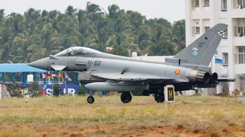 Caza Eurofighter de España durante