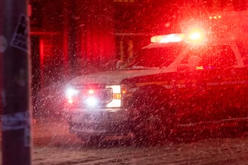 Vehículo de emergencia en una