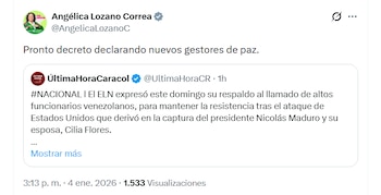 Angélica Lozano ironizó la posible