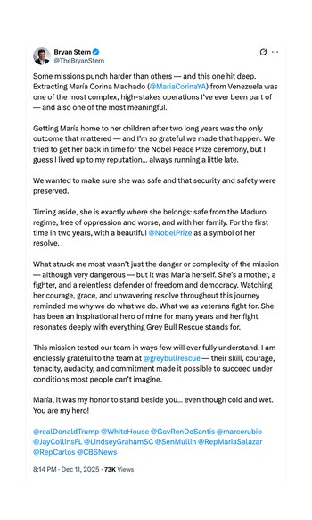 El mensaje de Bryan Stern