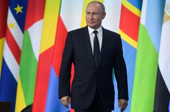 Vladimir Putin en la cumbre