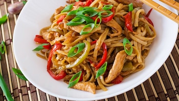 Receta de pad thai de