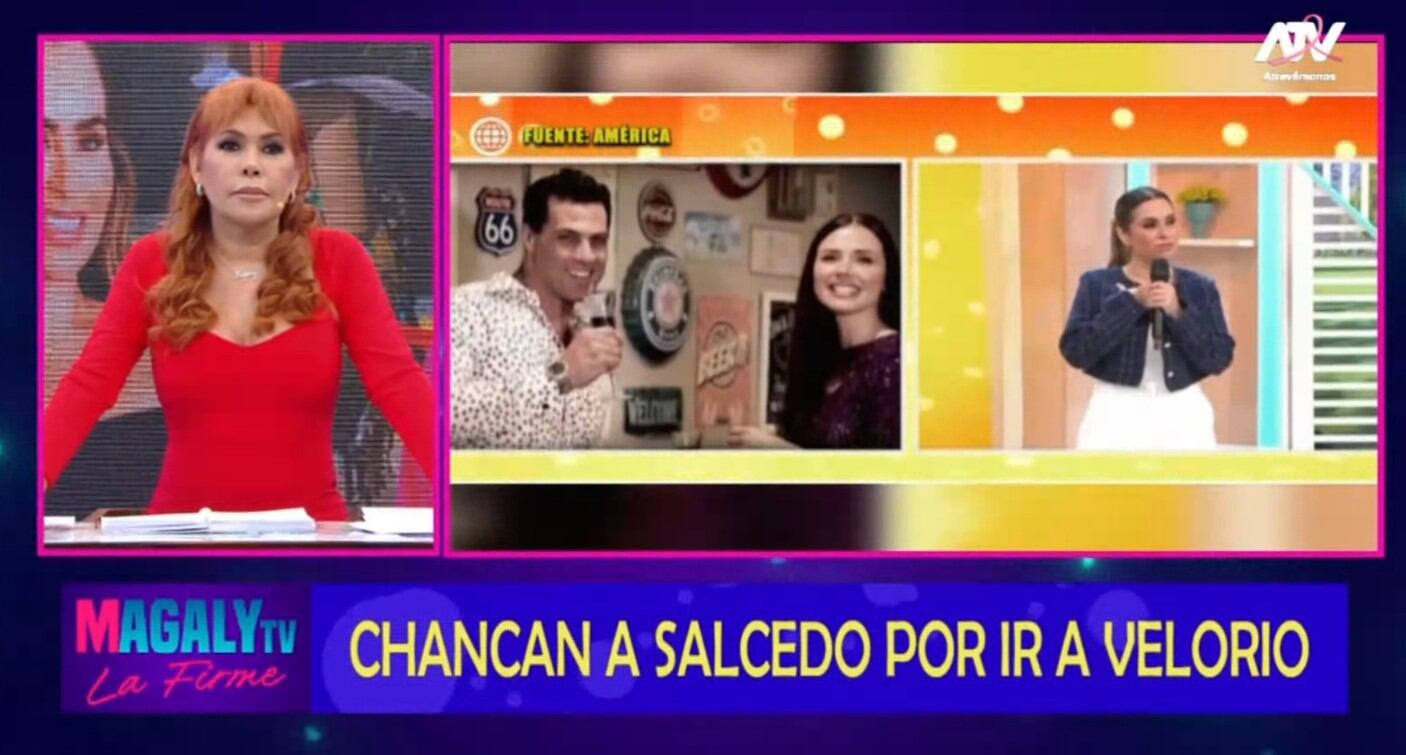 Magaly Medina defiende a Gustavo Salcedo: “Lo que confesó fue un lío de dos, no creo que le haya mentido”. Infobae Perú / Captura TV - Magaly TV La Firme