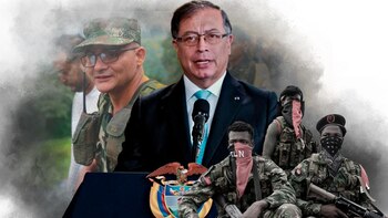 Gustavo Petro arremetió contra las disidencias de las Farc y el ELN- crédito Jesús Avilés/ Infobae