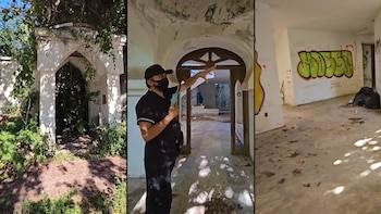 Imágenes de la mansión abandonada de los Arellano Félix en Mazatlán, Sinaloa.
Crédito: TikTok/@perihernandz
