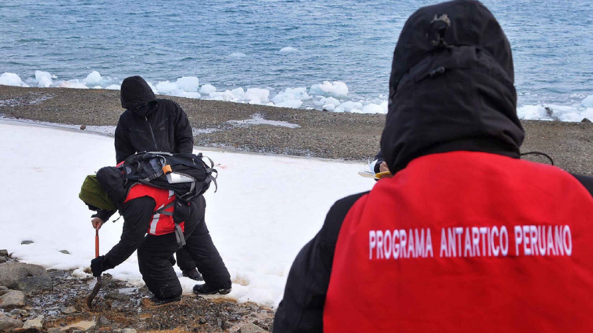 Cada cierto tiempo llegan a Antártida expedicionarios peruanos para realizar investigaciones. Como esta en enero de 2015. (Ministerio de Relaciones Exteriores)