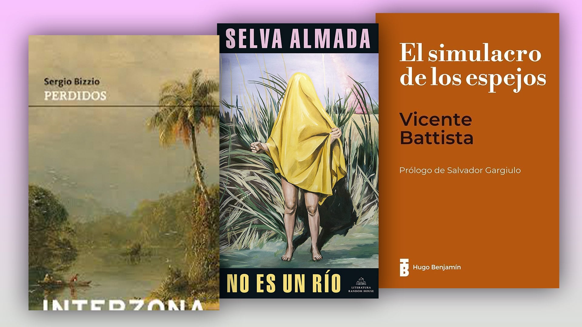 Las novelas de Sergio Bizzio, Selva Almada y Vicente Battista que compiten por el prestigioso premio Rómulo Gallegos
