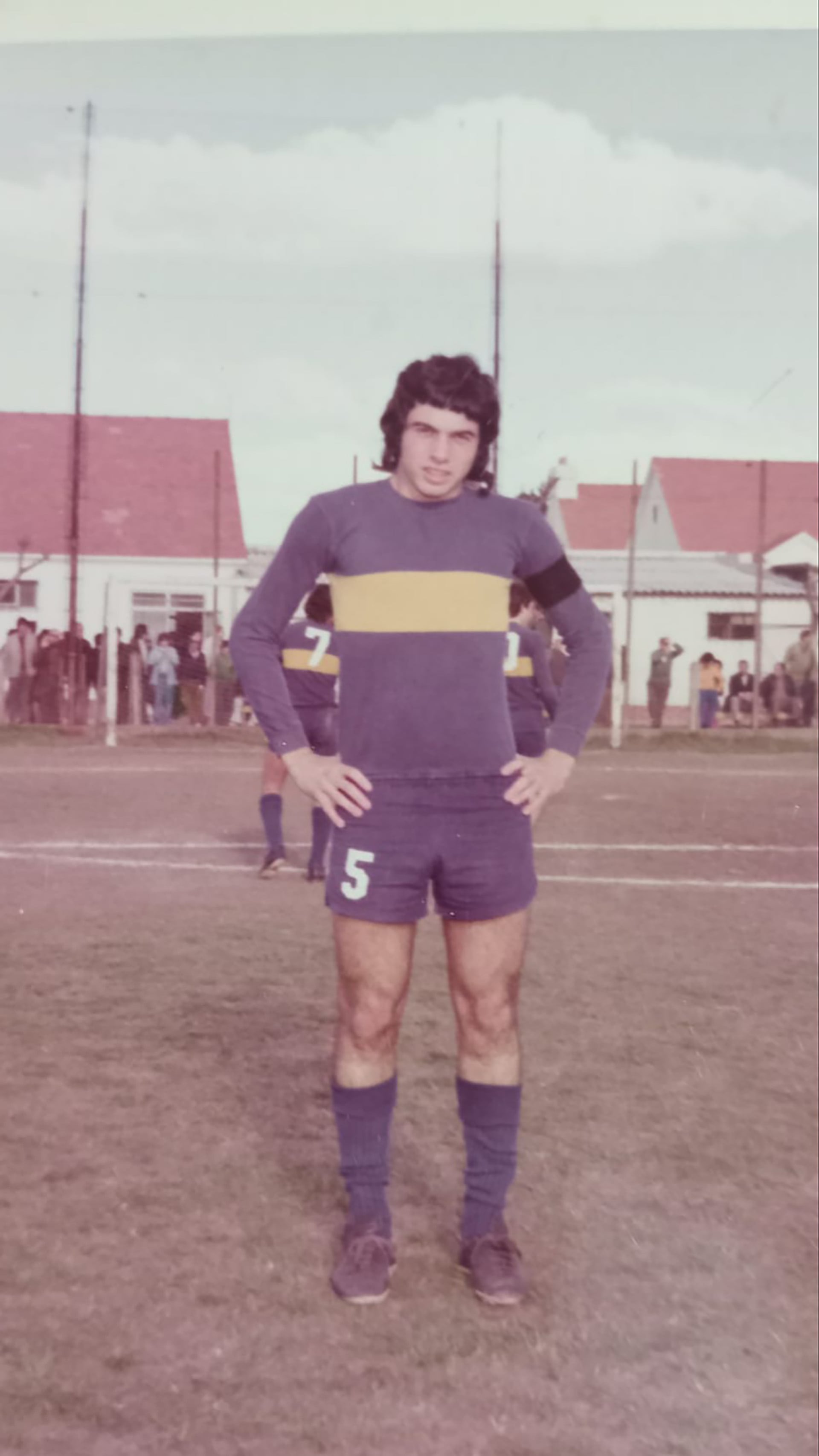 Luis Saraco, durante su estadía en las Inferiores de Boca Juniors (archivo personal Luis Saraco)