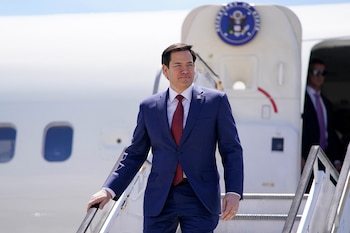 Marco Rubio llega a Manila para participar en la cumbre de la ASEAN marcada por la guerra en Irán y las tensiones con China (REUTERS)