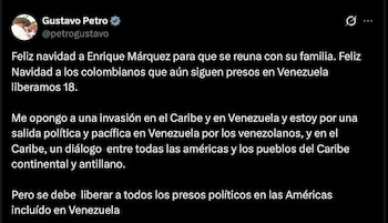 Mensaje publicado por el presidente