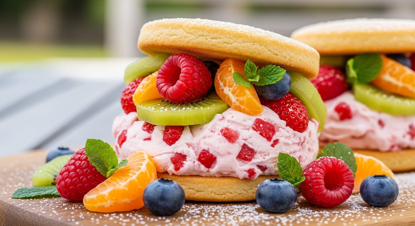 Estas galletas frías con fruta ofrecen una mezcla equilibrada entre cremosidad y frescura, conquistando a quienes buscan un postre ligero. - (Imagen Ilustrativa Infobae)